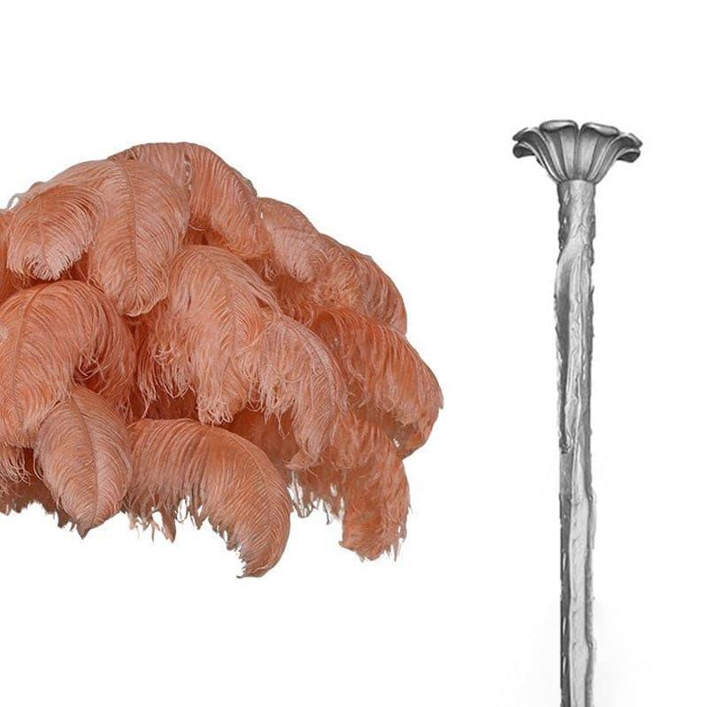Ostrich Feather Chandelier