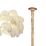 Ostrich Feather Chandelier