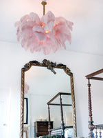 Ostrich Feather Chandelier