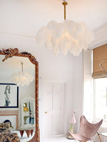 Ostrich Feather Chandelier