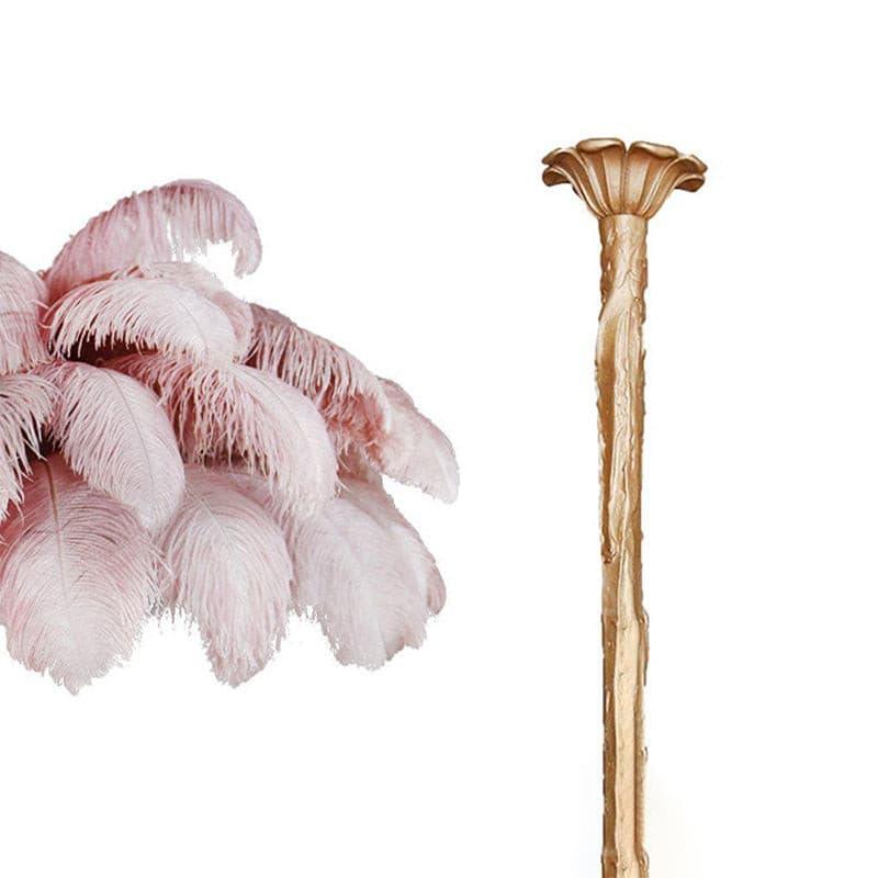 Ostrich Feather Chandelier
