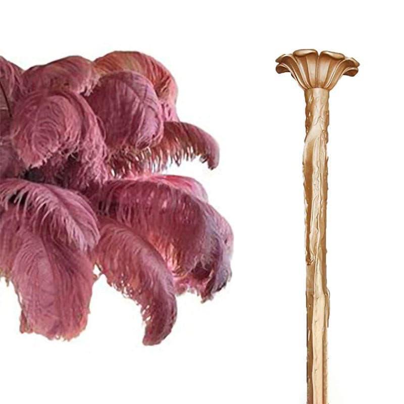 Ostrich Feather Chandelier