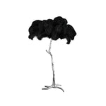 Ostrich Feather Floor Light 39.4″