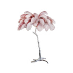 Ostrich Feather Floor Light 39.4″