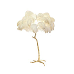 Ostrich Feather Floor Light 39.4″