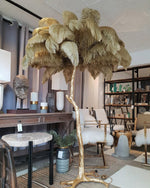 Ostrich Feather Floor Light 39.4″