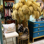 Ostrich Feather Floor Light 39.4″