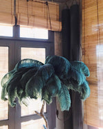 Ostrich Feather Floor Light 39.4″