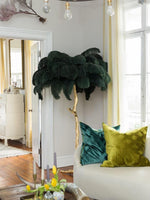 Ostrich Feather Floor Light 39.4″
