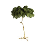 Ostrich Feather Floor Light 39.4″