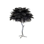 Ostrich Feather Table Lamp 29.5″