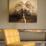 Ostrich Feather Table Lamp 29.5″