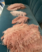 Ostrich Feather Table Lamp 29.5″