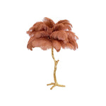 Ostrich Feather Table Lamp 29.5″