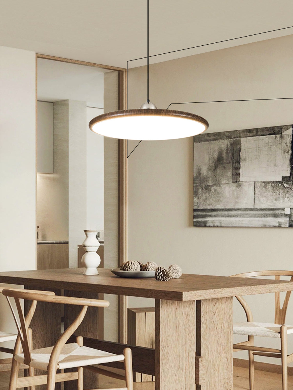 Ovalo Grain Pendant Light
