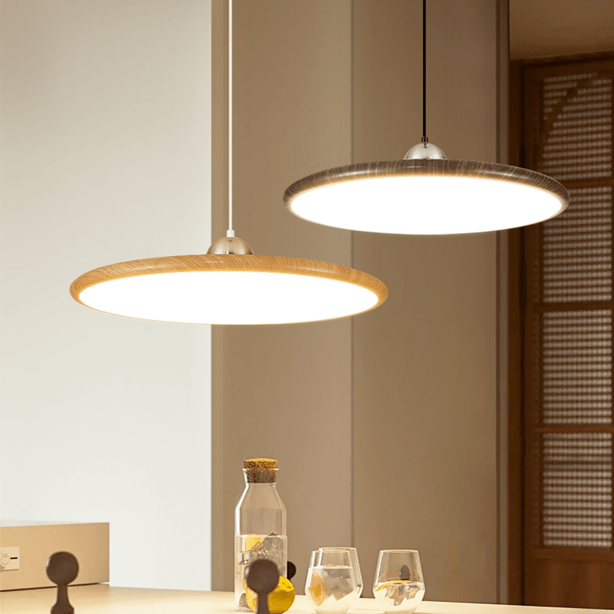 Ovalo Grain Pendant Light