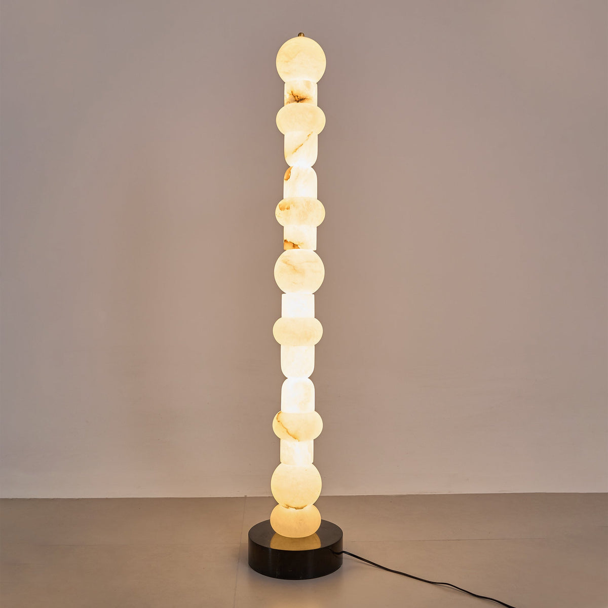 Spanish Alabaster Floor Lamp