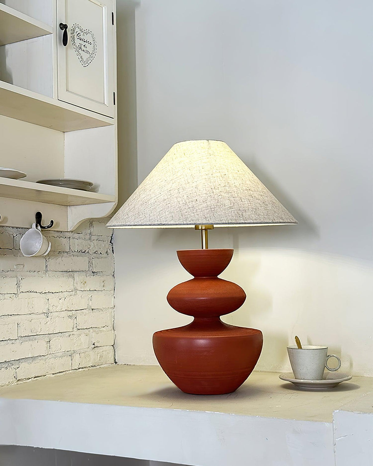 Painted Table Lamp