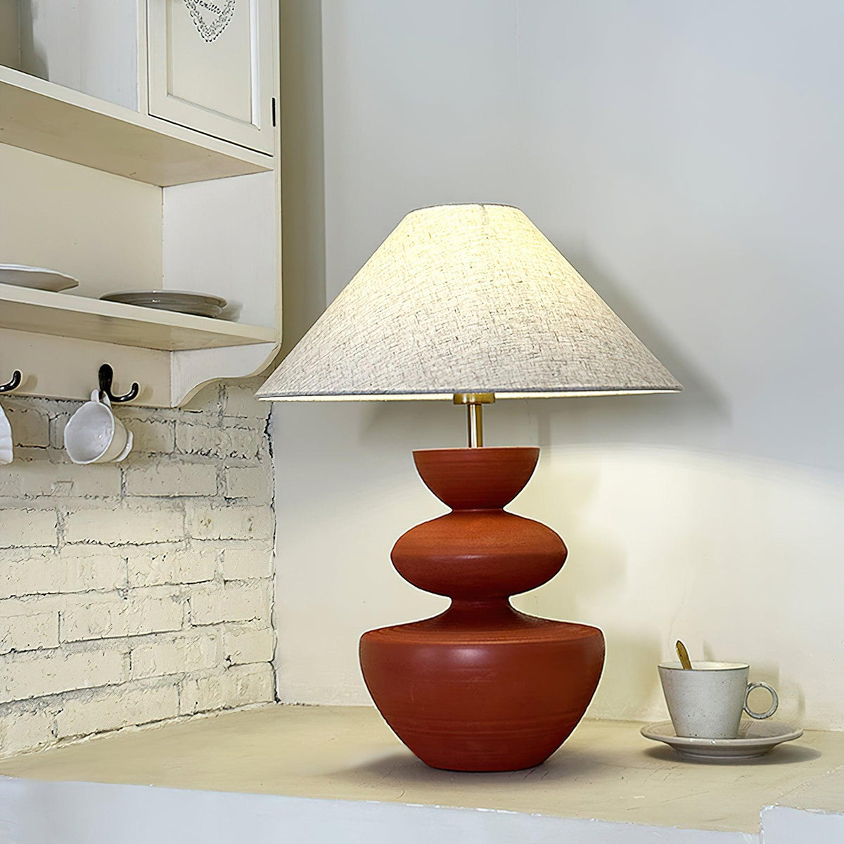 Painted Table Lamp