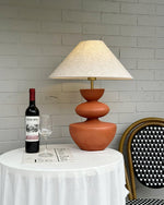 Painted Table Lamp