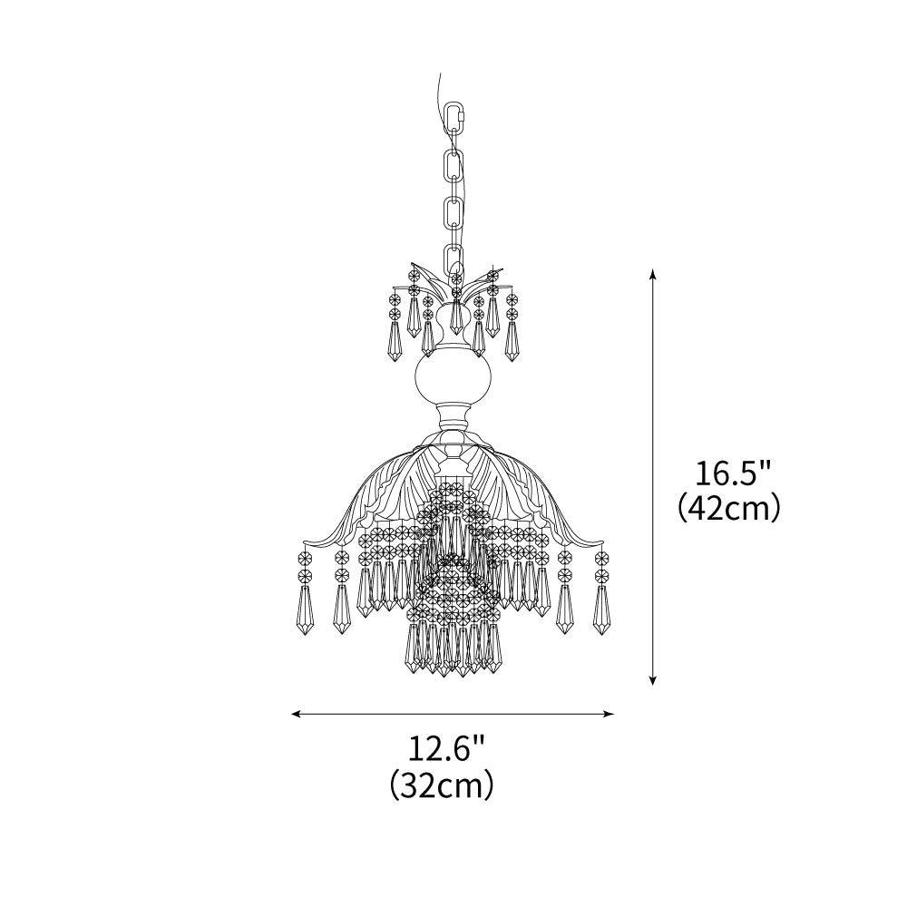 Palm Pendant Lamp 12.6"
