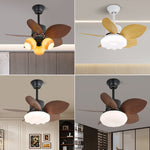 Palm Bloom Ceiling Fan Light