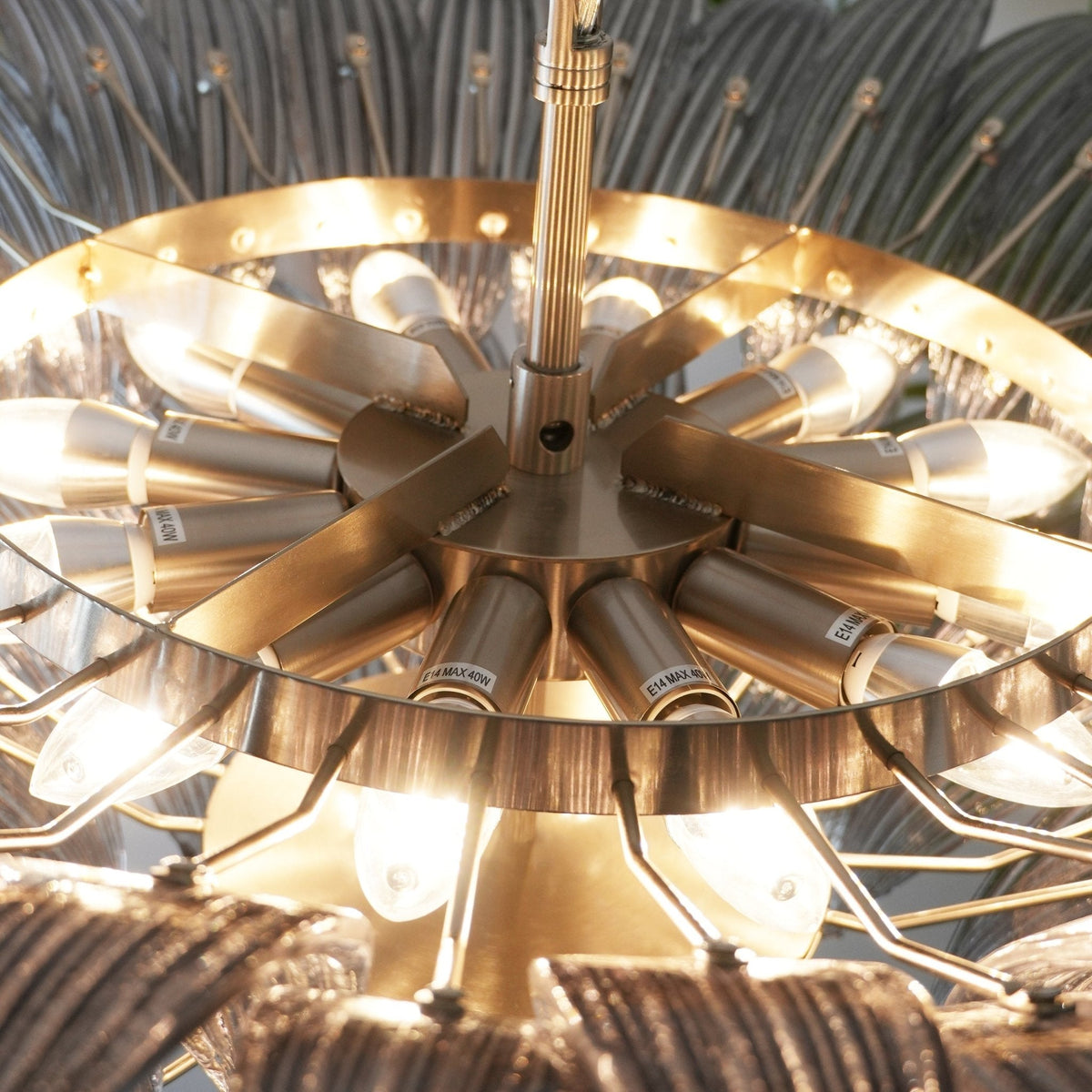 Palm Grove Murano Chandelier