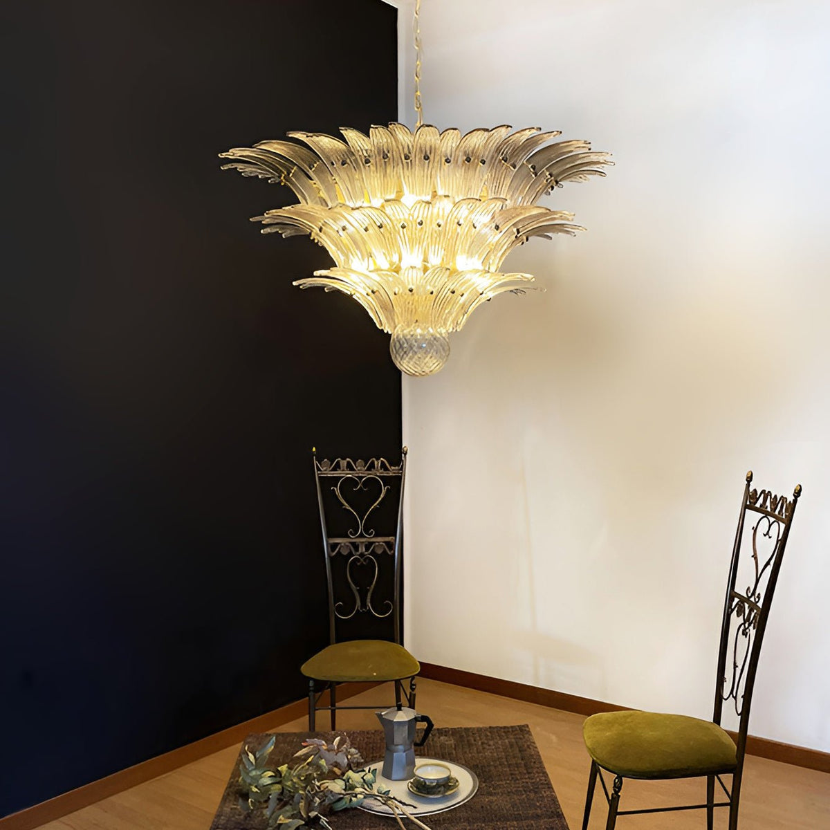 Palm Grove Murano Chandelier