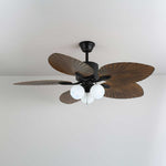 Palm Whisper Tropical Ceiling Fan Light