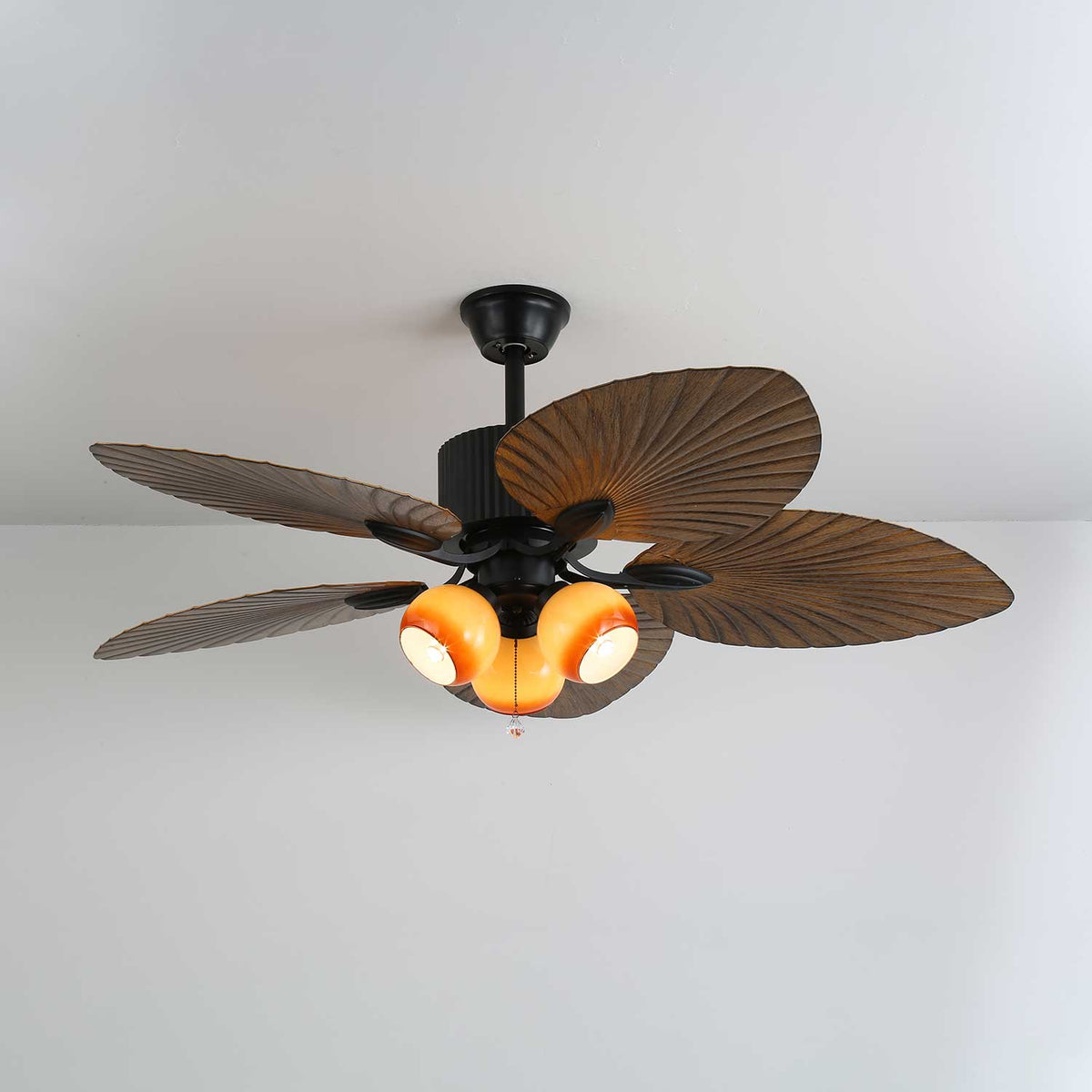 Palm Whisper Tropical Ceiling Fan Light