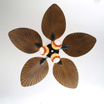 Palm Whisper Tropical Ceiling Fan Light