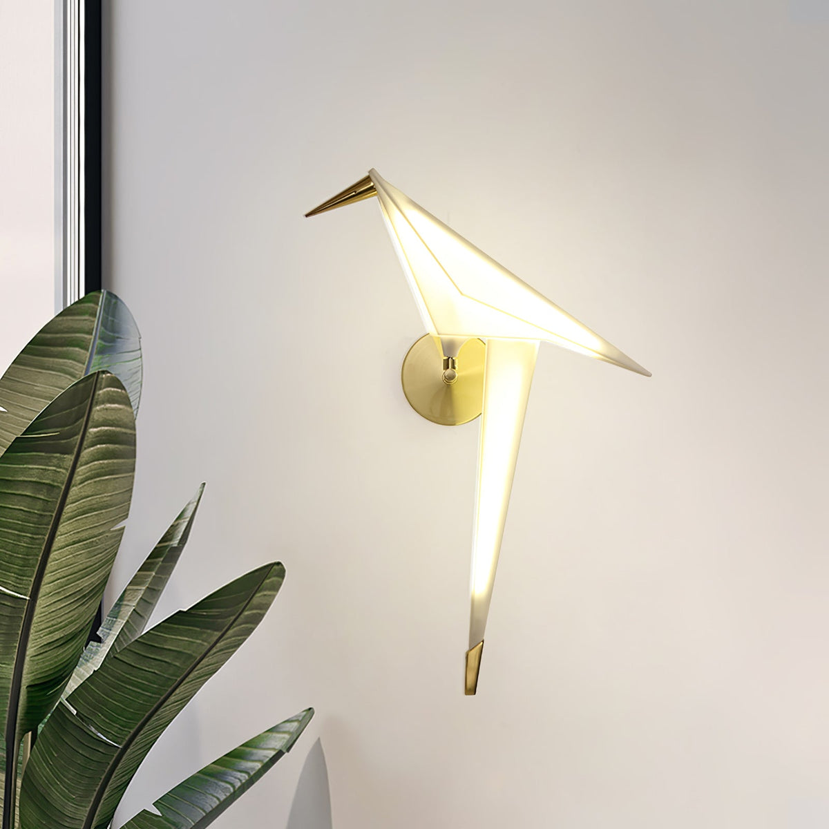 Paper Crane Wall Lamp