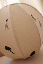 Park Embroidered Textile Swag Lamp