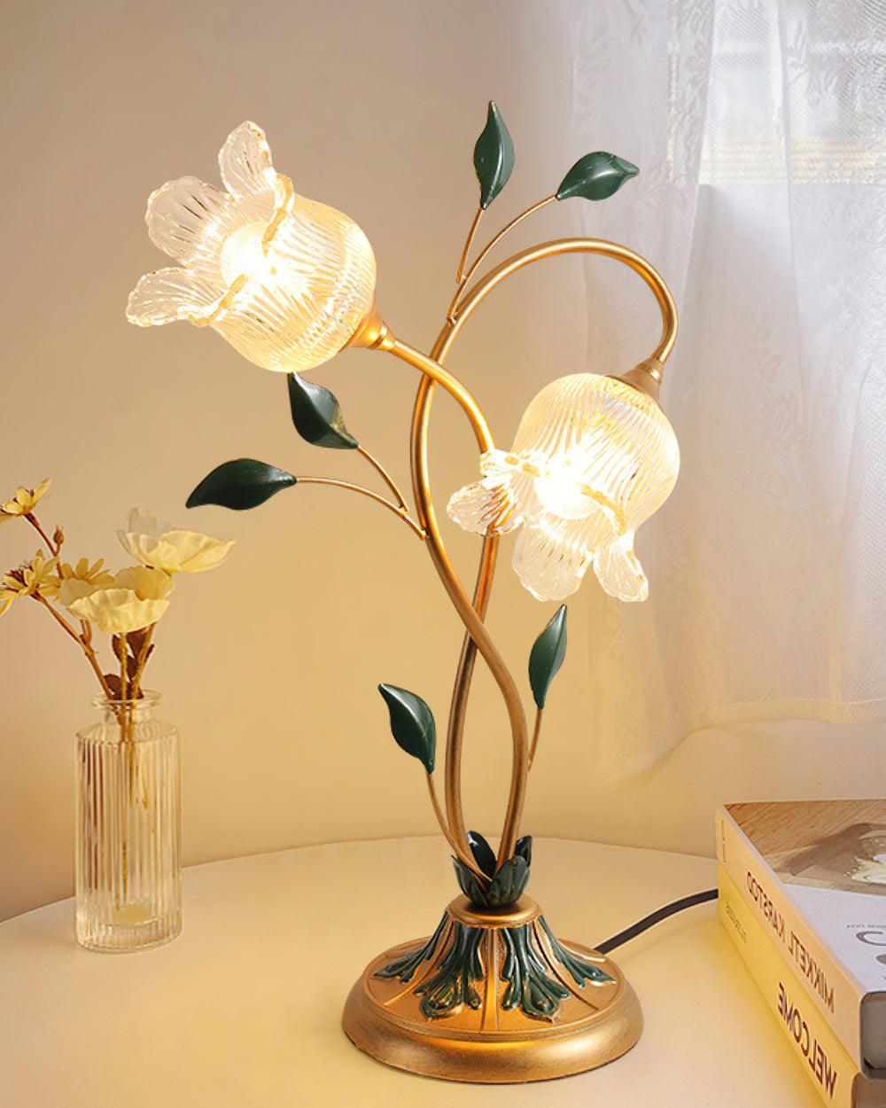 Pastoral Floral Table Lamp