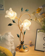 Pastoral Floral Table Lamp