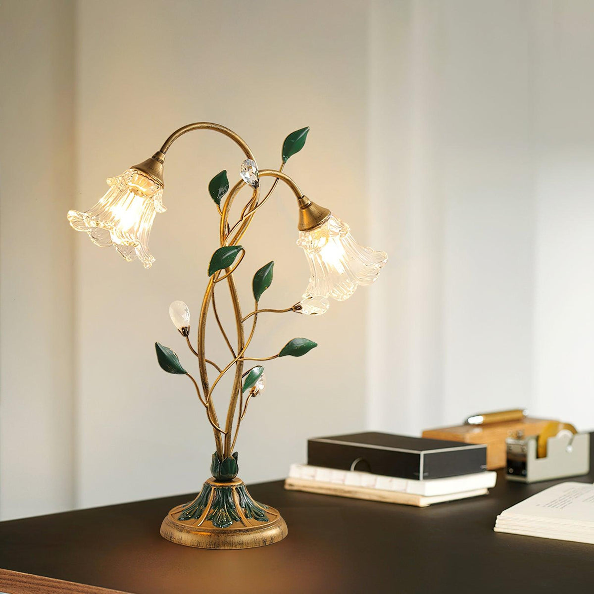 Pastoral Floral Table Lamp