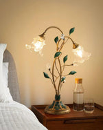 Pastoral Floral Table Lamp