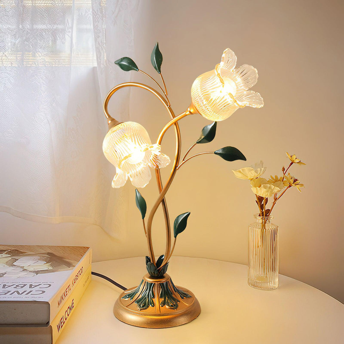 Pastoral Floral Table Lamp