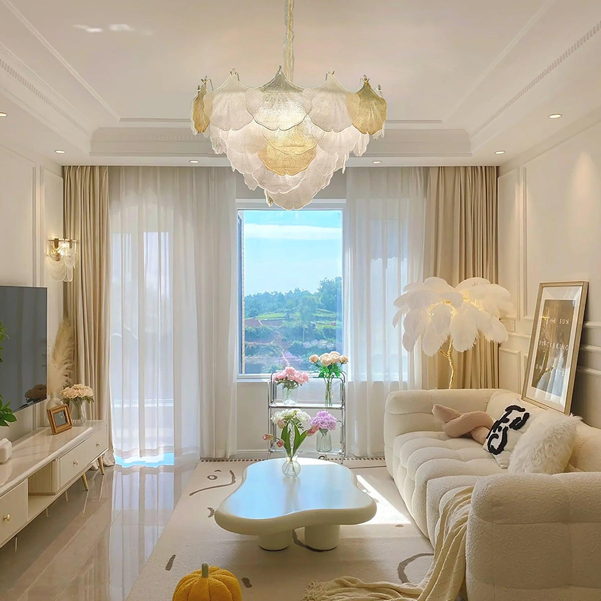 Peacock Medium Chandelier