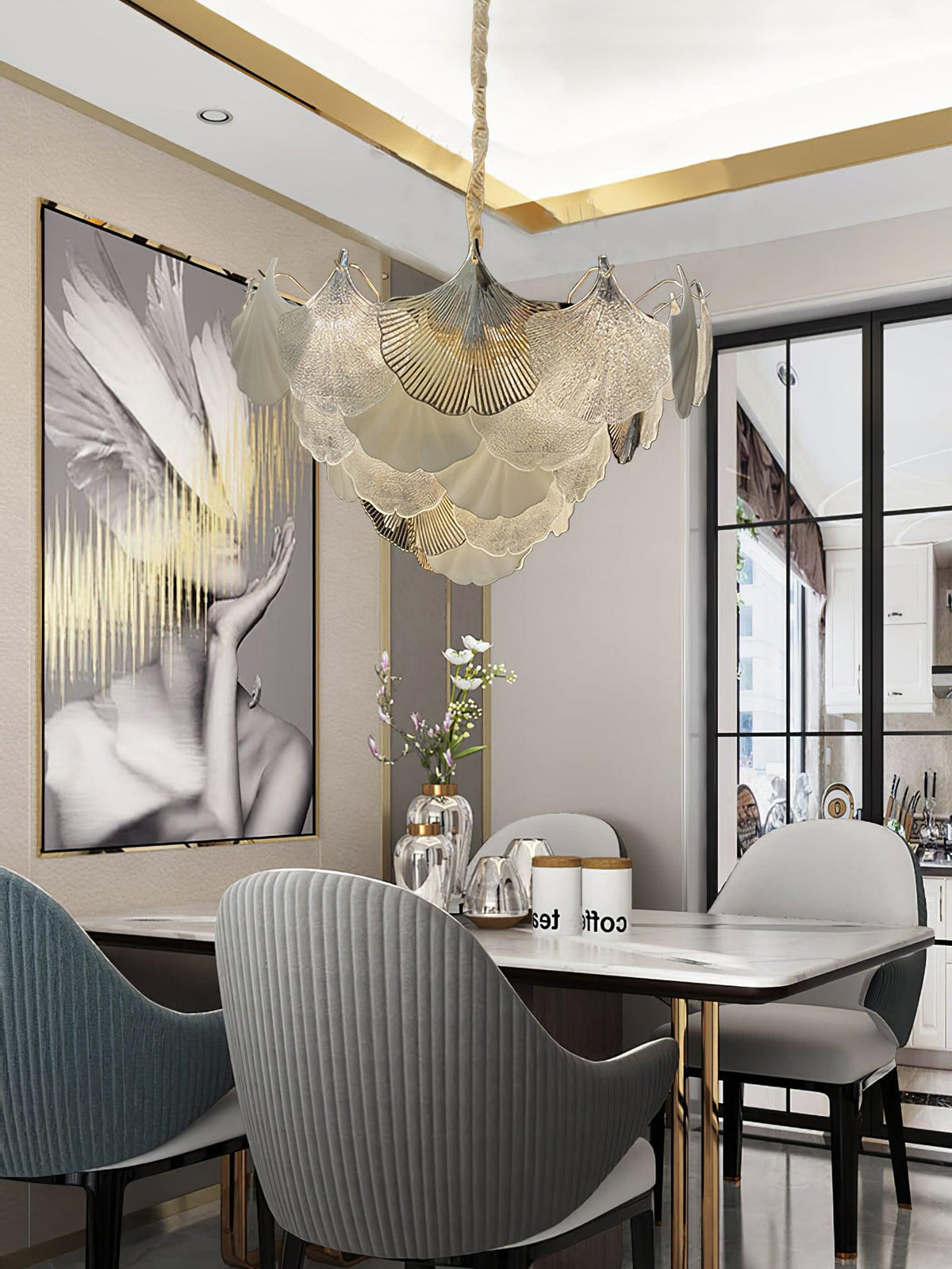 Peacock Medium Chandelier