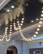 Pearl Necklace Balls Chandelier