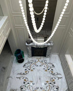 Pearl Necklace Balls Chandelier