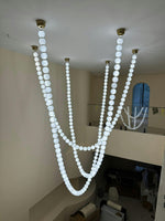 Pearl Necklace Balls Chandelier