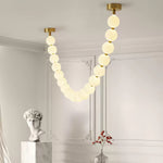 Pearl Necklace Balls Chandelier