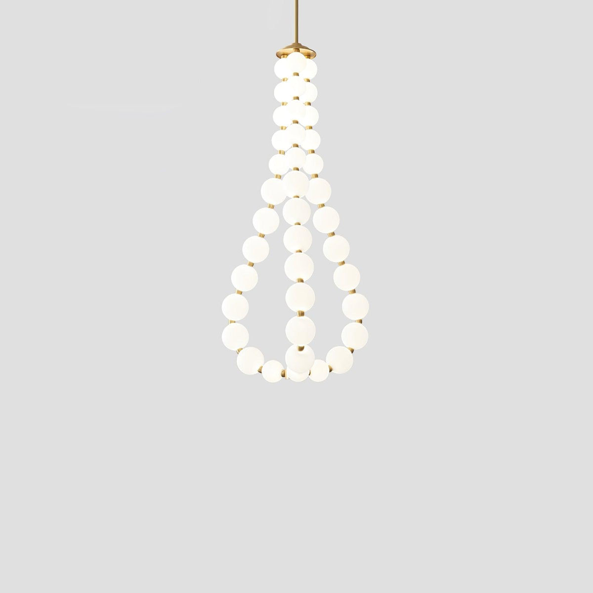 Acrylic Pearl Necklace Chandelier