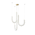 Acrylic Pearl Necklace Chandelier