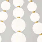 Acrylic Pearl Necklace Chandelier