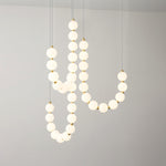 Acrylic Pearl Necklace Chandelier