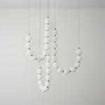 Acrylic Pearl Necklace Chandelier