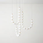 Acrylic Pearl Necklace Chandelier